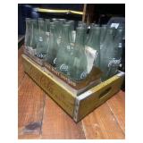 (J) Wooden Coca- Cola Crate with 24 Coke Bottles