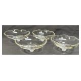 (K) Vintage Viking 6ï¿½ Clear Glass Screw Peg