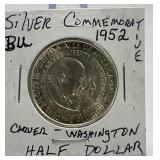 Silver Commemorative BU Condition 1952 Carver /