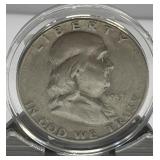 1951 Silver Franklin Half Dollar