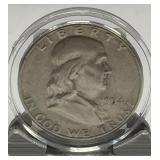 1954 Silver Franklin Half Dollar
