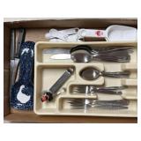 (D) Assorted Utensils and Kitchen Lot As Pictured