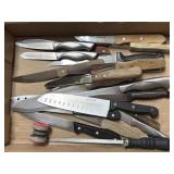 (D) Several Assorted Knives As Pictured