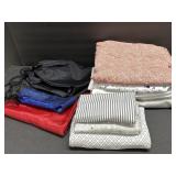 (D) 4 Sheets Baby Blankets and Tote Bags as