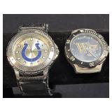 (D) 2 Menï¿½s Watches-Colts and Wake Forest (No