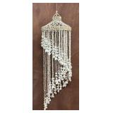 (D) 36" White Bubble and White Cowry Seashell