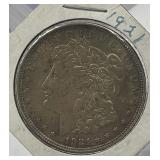 (SC)  1921 Morgan Silver Dollar 90% Silver