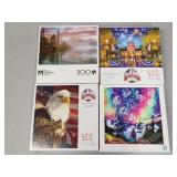(I) 4 Assorted Puzzles as Pictured