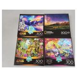 (I) 4 Assorted Puzzles as Pictured