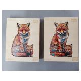 (I) 2 Assorted Wooden Puzzles as Pictured