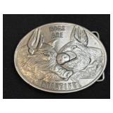 (J) Hogs Are Beautiful Belt Buckle National Pork