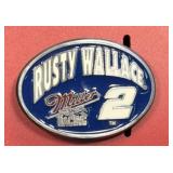 (J) Rusty Wallace #2 Miller Racing Belt Buckle
