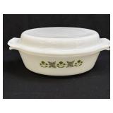 (D) Anchor Hocking Fire King Meadow Green Milk