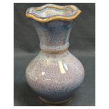 (M) BLUE SMALL POTTERY VASE 5.5ï¿½