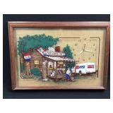 (K) Vintage Pepsi Hanover Clock Samuels Grocery