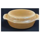 (M) PEACH LUSTRE ANCHOR HOCKING FIRE KING 433