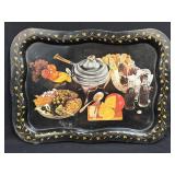 (K) Vintage 50-60s Metal TV Tray Coca Cola