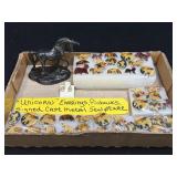 (J) 42 Pcs ï¿½Unicornï¿½ Earrings, Pinbacks, Signed