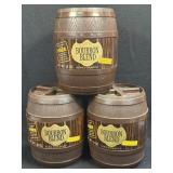 (M) 3 14 Oz Bourbon Blend Pipe Tobacco Barrels, 2