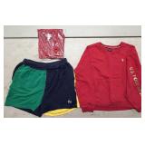 (M) Nautica Shorts (XL), Wells Fargo Polo Shirt
