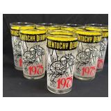 (L) Set of 8 1975 Kentucky Derby Souvenir