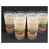 (L) Set of 6 Vintage 1985 Kentucky Derby