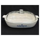 (H) Corning Ware Blue Cornflower Casserole P-10-B