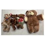 (M) 4 Name Brand Teddy Bears-Gotta Getta Gund,
