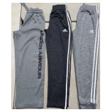 (M) 3 Pair Boys Pants-Size 10/12- Under Armour
