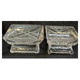 (H) 2 Pc EAPG Square Bowls Adams Ashman Crossbar