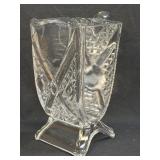 (H) Antique Adams & Co Clear Glass EAPG Ashman