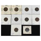 (SC) 10 Indian Head Pennies