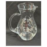 (D) Princess House Heritage Pitcher 6.5" Ice Lip