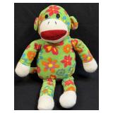 (L) Street Players Sock Monkey With A Lime Green