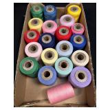 (M) Several Assorted Spools of Colored Thread