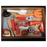 (L) Assorted Toy Hand Tools As Pictured