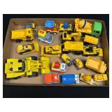 (L) Assorted Construction Equipment Toy Vehicles