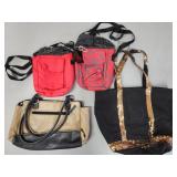(I) 4 Assorted Purses/Carry Bags as Pictured