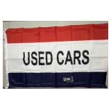 (J) 59ï¿½ X 35.5ï¿½ Used Cars Sign and Frost Cutlery