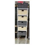 Organization Shelf with Storage Baskets 77.5 ï¿½
