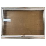 (E) Aluminum Display Case Side Opening 34 x 22 x