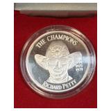 (SC) One Ounce Silver Trade Token Richard Petty