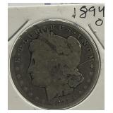 (SC) 1894-O Morgan Silver Dollar 90% Silver