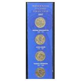 (SC) 4 Presidential $1 Coins Collection 2007