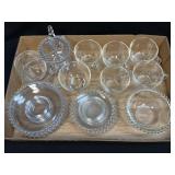 (H) Several Assorted Pieces Of Candlewick Dishes