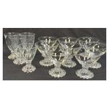 (H) Set Of 8 Vintgae Berwick Boopie Clear
