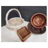 (J) Lot of Assorted Baskets as Pictured