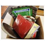 (J) Assorted Trays and Collectible Tins as