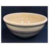 (K) Vintage Banded Yellow Ware Bowl 14ï¿½