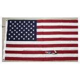 (J) 34" X 61" American Flag  and Barracuda